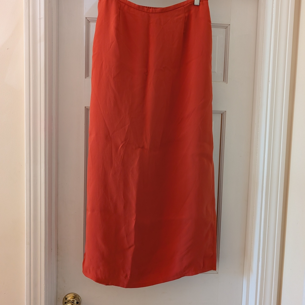 Eileen Fisher Silk Midi Skirt
